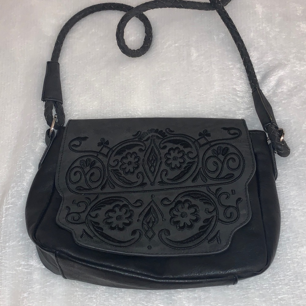 EUC! Circus embroidered crossbody, hobo, purse, tote, bag, handbag, Sam Edelman